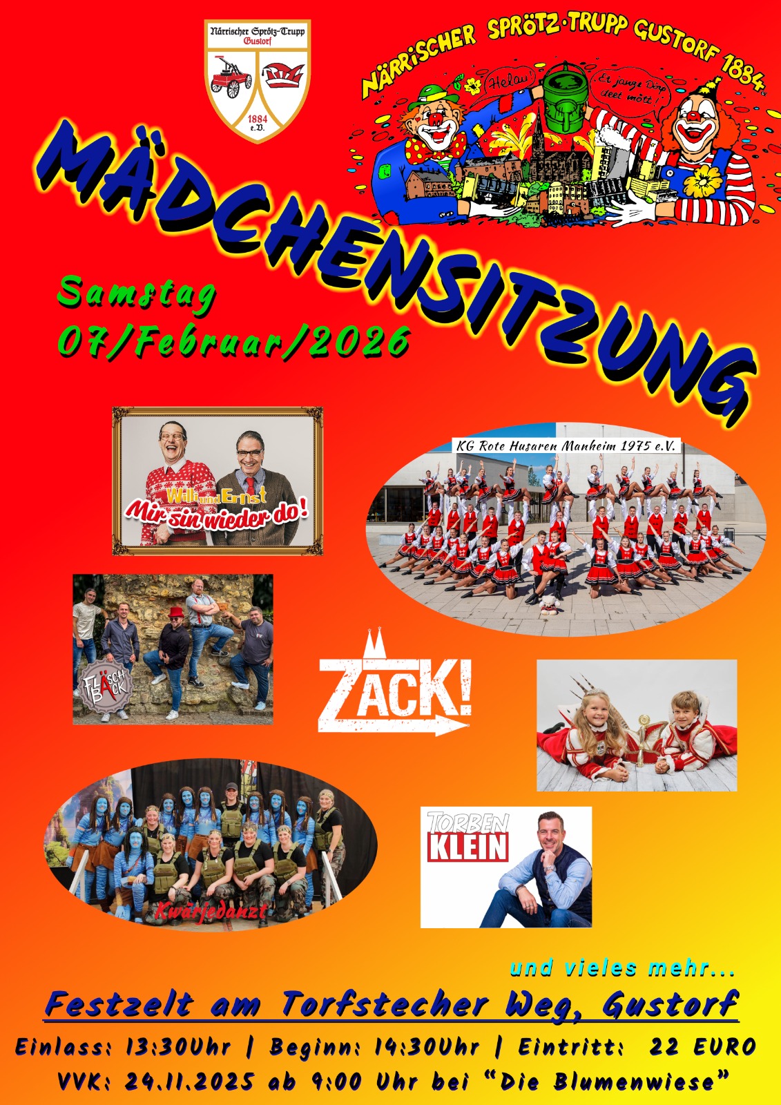 Mädchensitzung 2026